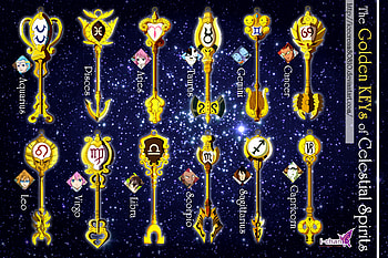 Golden Keys, golden, keys, zodiac, anime, fairy tail, celestial HD wallpaper