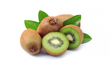 kiwi white background, Healthy food, Fresh and green, Appetizing HD wallpaper