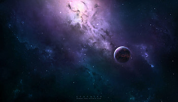 Stars, Universe, Dark, Shine, Brilliance, Milky Way, Planet HD wallpaper