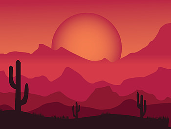 Sun Desert Art, artist, artwork, behance HD wallpaper