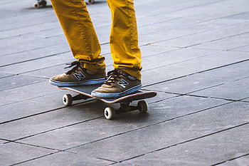 Sports, Legs, Sneakers, Skateboard HD wallpaper