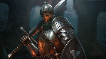 Warrior Metal Armour, artist, artwork, warrior, digital-art HD wallpaper