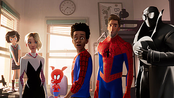 SpiderMan Into The Spider Verse All Spidermans, spiderman-into-the-spider-verse, 2018-movies, movies, spiderman, animated-movies HD wallpaper