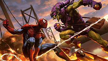 Green Goblin, Comics, Spider Man HD wallpaper