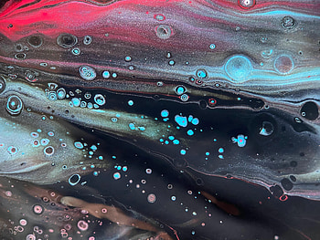 Abstract, Art, Circles, Divorces, Paint, Liquid, Fluid Art HD wallpaper