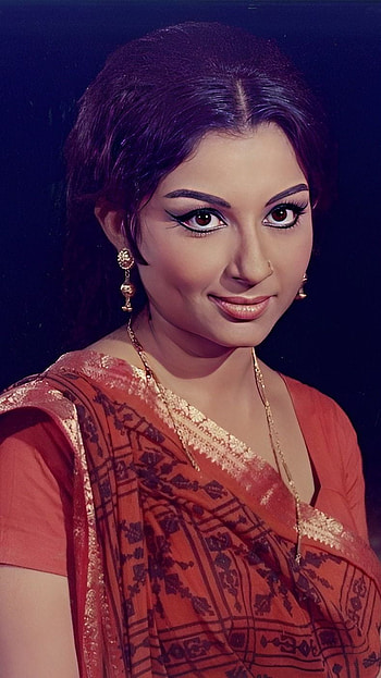 Sharmila Tagore, bollywood actress, vintage HD phone wallpaper