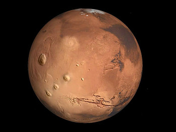 Craters, Mars HD wallpaper