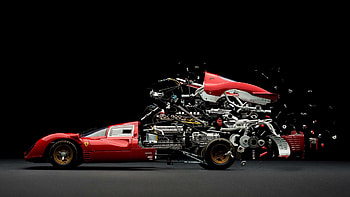 Ferrari 330 P4, Le Mans HD wallpaper