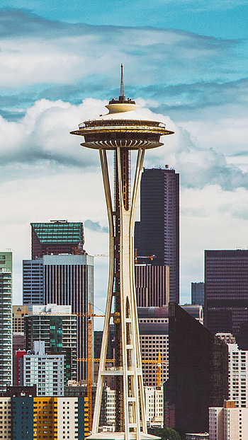 Space Needle, Andrei Gorbatiuc HD phone wallpaper
