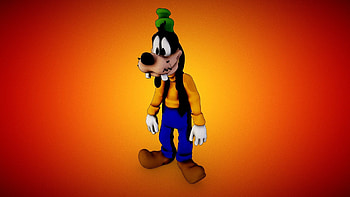 Goofy, Classic character, 3D model, The Vaudeville Horror Show HD wallpaper