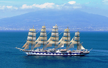 star clipper, star, clipper, ship, ocean HD wallpaper