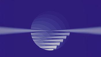 Minimalist Deep Blue Circle With Light Wave Ripples, minimalist, deep, blue, circle, light, wave, artist, artwork, art, digital-art, deviantart HD wallpaper