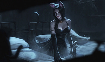 Anime Catlady Original, girl, anime, CG, fantasy HD wallpaper