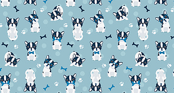 Art, Dog, Pattern, Texture, Textures, Bulldog HD wallpaper
