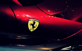 Logo Ferrari HD wallpaper