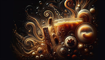 Exotic Chai Tea Abstract Art, chai tea, coffee, Abstract, cinnamon HD wallpaper