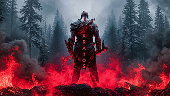 God of War (2018) - Kratos, God Of War (2018) HD wallpaper