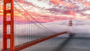 Golden Gate Bridge Morning , golden-gate-bridge, morning, graphy HD wallpaper