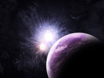 Landscape, Planets, Universe, Stars HD wallpaper