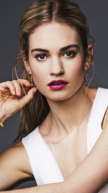 Lily James , 7, 6s, 6 Plus, Pixel XL HD phone wallpaper