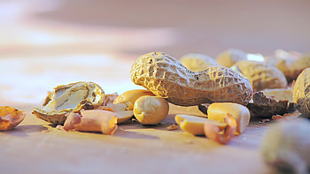 Peanuts (Food), In-shell detail, Stock video footage, Close-up view HD wallpaper