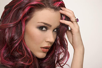 Joss Stone, sexy, girl, redhead, curls HD wallpaper