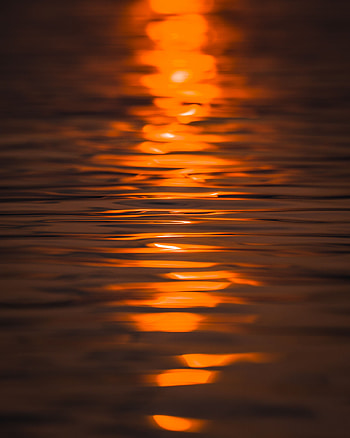 Water, Sunset, Reflection, Macro, Ripples, Ripple HD phone wallpaper