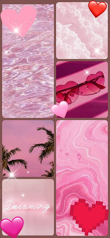 Pink aesthetic, cute HD phone wallpaper