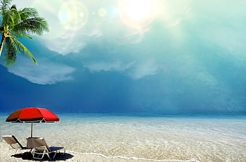 Tropical Beach, sea, sunshine, summer, vacation, beach HD wallpaper