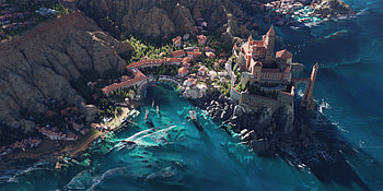 Jewel of the South, fantasy, castle HD wallpaper