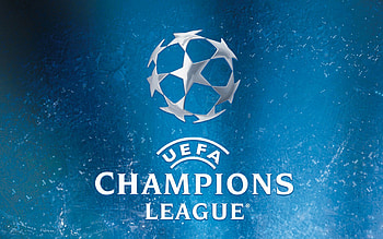 UEFA, UEFA Champions League logo, Blue background, Creative HD wallpaper