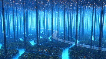 Forest Fresh Breeze Digital Art , forest, artist, artwork, digital-art, deviantart HD wallpaper