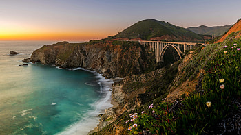 Bixby Bridge, United States HD wallpaper