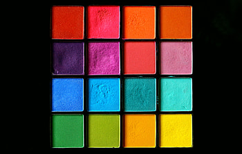 Miscellanea, Miscellaneous, Multicolored, Motley, Paint, Color, Shades, Palette, Cosmetics HD wallpaper
