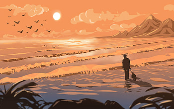 Me Being Calm, artist, artwork, digital-art, deviantart HD wallpaper