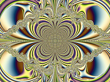 Gold Illusions, deep, spiral, abstract, gold HD wallpaper