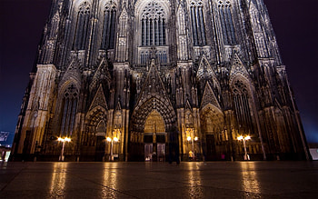 Cologne Cathedral , Background , Gothic architecture, Tourist attraction HD wallpaper
