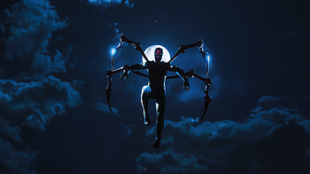 Spider Iron Suit In Spider Man 2 Game, spiderman-2, spider-man-2, superheroes, ps5-games, ps-games, 2023-games, games, video-games HD wallpaper