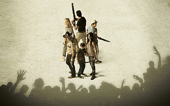The Walking Dead Walker Ambush HD wallpaper