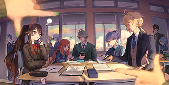 Sunset Study: Al-Haitham, Nilou, Aether & Ayaka ( ), Al-haitham (Genshin Impact), Genshin Impact, Nilou (Genshin Impact), Aether (Genshin Impact), Kamisato Ayaka (Genshin Impact) HD wallpaper