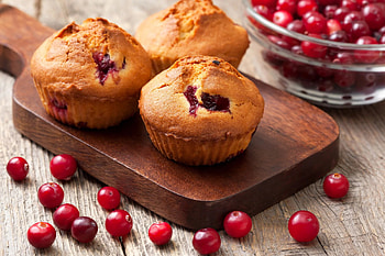 Cranberry, Muffins HD wallpaper