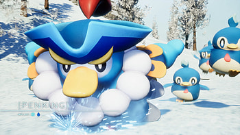 Palworld : Snowy Creature Encounter, video game, Palworld HD wallpaper