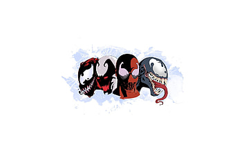 venom venom marvel symbiote symbiotes toxin toxin carnage carnage HD wallpaper