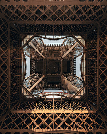 Eiffel Tower, Miscellanea, Miscellaneous, Construction, Design, Symmetry, Tower, Iron HD phone wallpaper