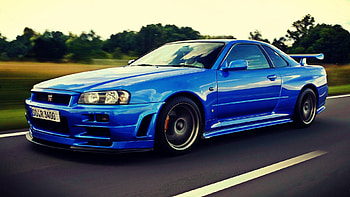R34 Side View, GTR Skyline HD wallpaper