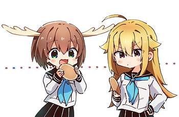 Noko Shikanoko and Torako Koshi, Anime, My Deer Friend Nokotan, Noko Shikanoko, Torako Koshi HD wallpaper