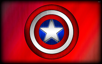 Captain America shield HD wallpaper
