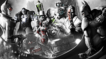 Harley Quinn, Joker, Harvey Dent, Batman: Arkham City, Batman, Catwoman, Penguin / and Mobile Backgrounds HD wallpaper