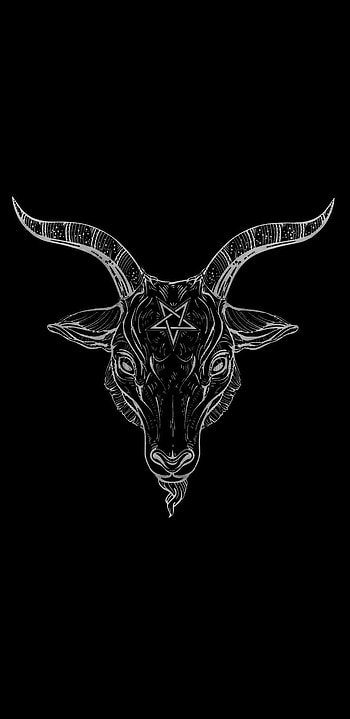 Satan's goat. Satanic art, Satan drawing, Edgy, Satanism HD phone wallpaper