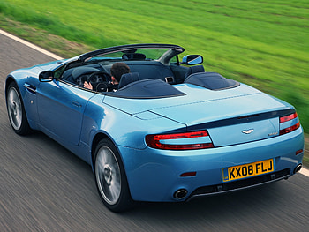 Aston Martin, Cars, Back View, Rear View, Speed, Style, 2008, V8, Vantage HD wallpaper